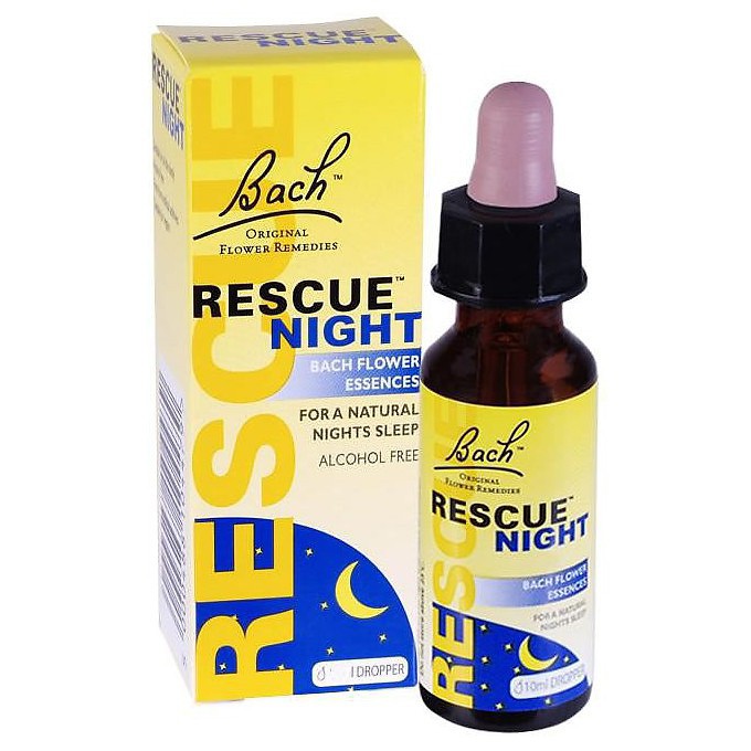 Imagen de Bach Original Flower Remedy gotas naturales para relajarse y dormir Rescue Night 20ml