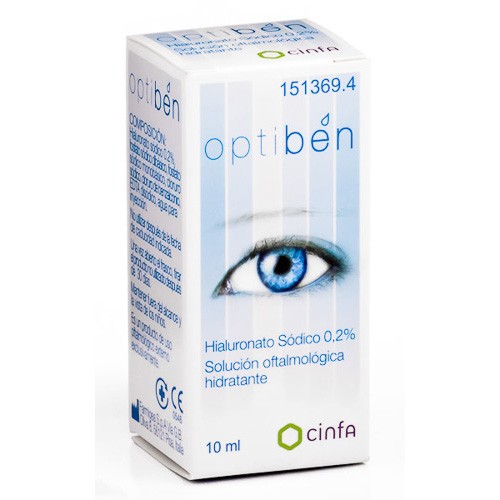 Imagen de OPTIBEN LUBRICANTE OCULAR GOTAS 10 ML