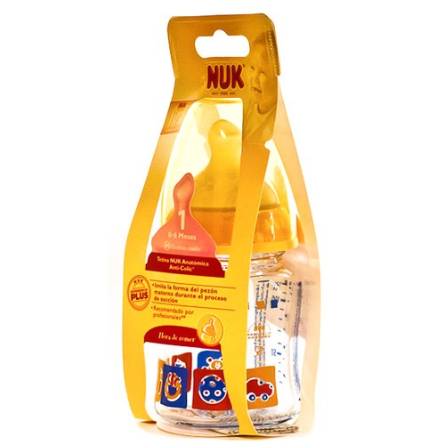 Imagen de Nuk First Choice biberón cristal y látex 120ml