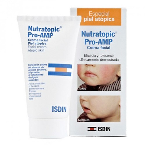 Imagen de Nutratopic Pro-AMP crema facial piel atópica 50ml