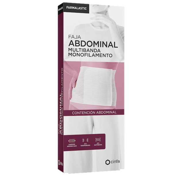 Imagen de Farmalastic faja lumbar velcro Talla 3 115-130cm