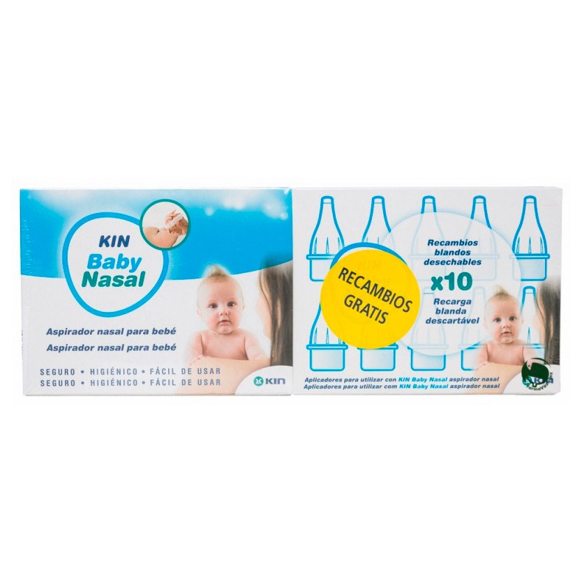 Imagen de Kin baby aspirador nasal + recambio pack