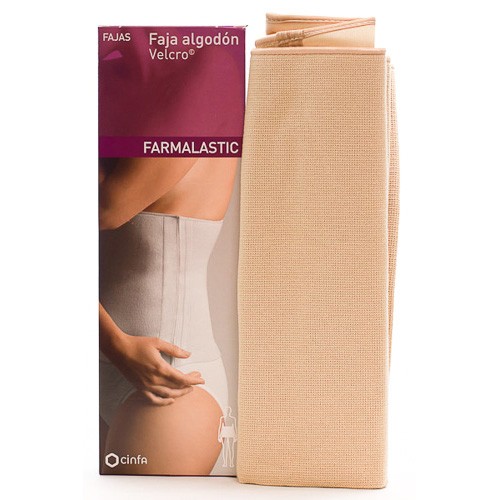 Imagen de FAJA FARMALASTIC VELCRO T/3 BEIG 115-130