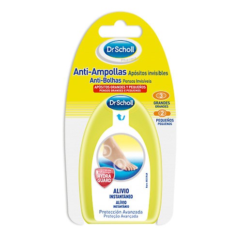 Imagen de Scholl apósitos anti ampollas mixto 5u