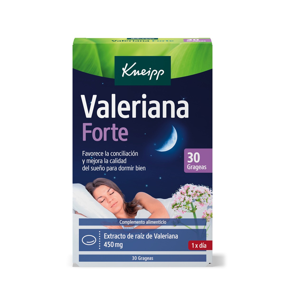 Imagen de Kneipp Valeriana Forte 450mg 30 grageas