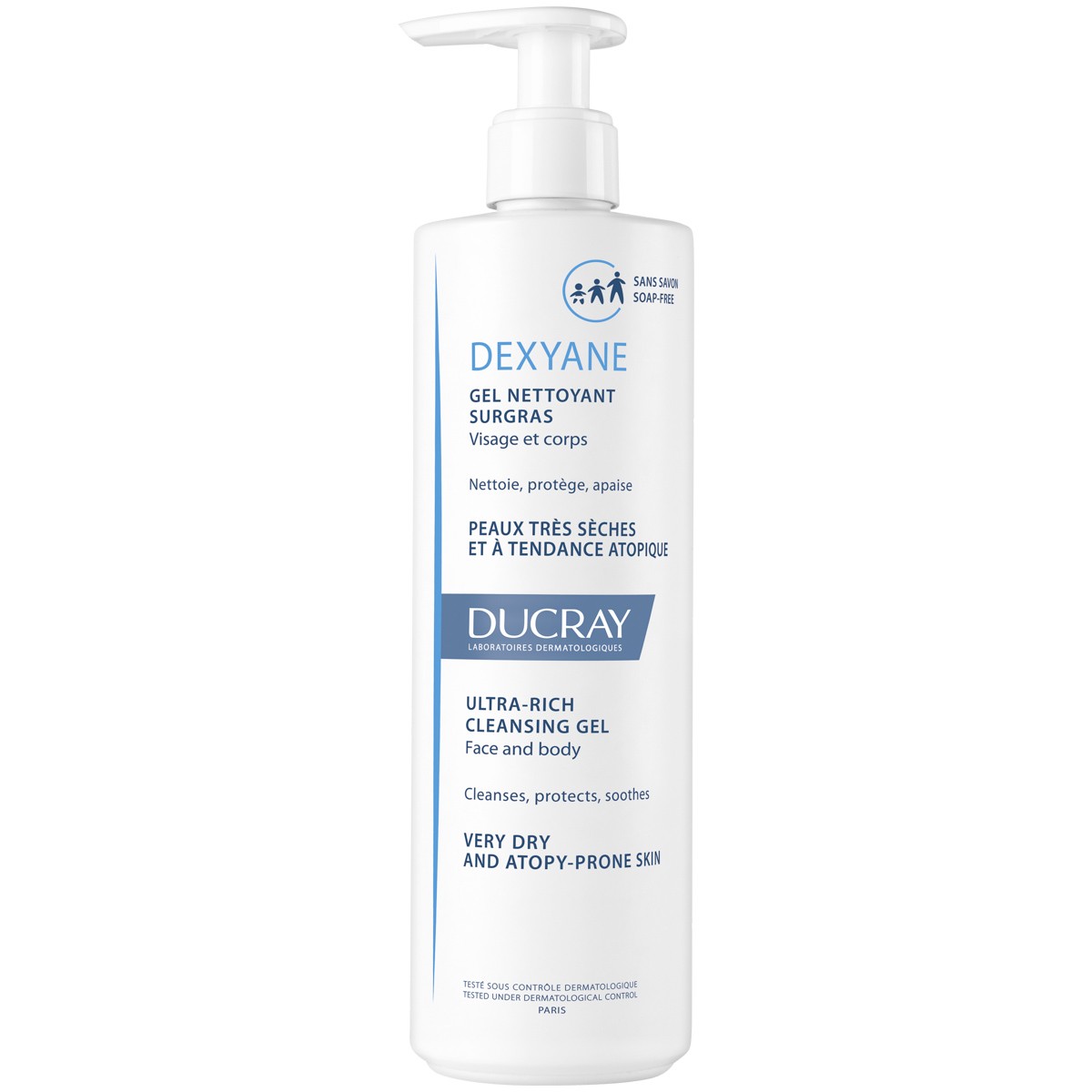 Imagen de Ducray dexyane gel limpiador sobregaso 400ml