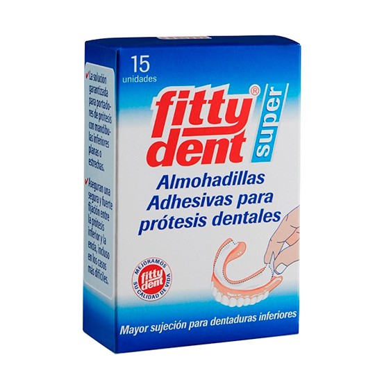 Imagen de FITTYDENT ALMOHADILLAS ADHESIVAS 15 UDS