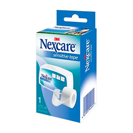 Imagen de 3m esparadrapo nexcare papel blanco 5m x 2,5 cm