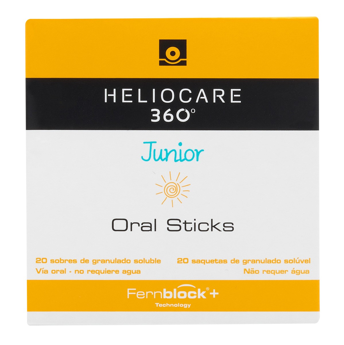 Imagen de Heliocare 360º junior oral stick 20 sobr