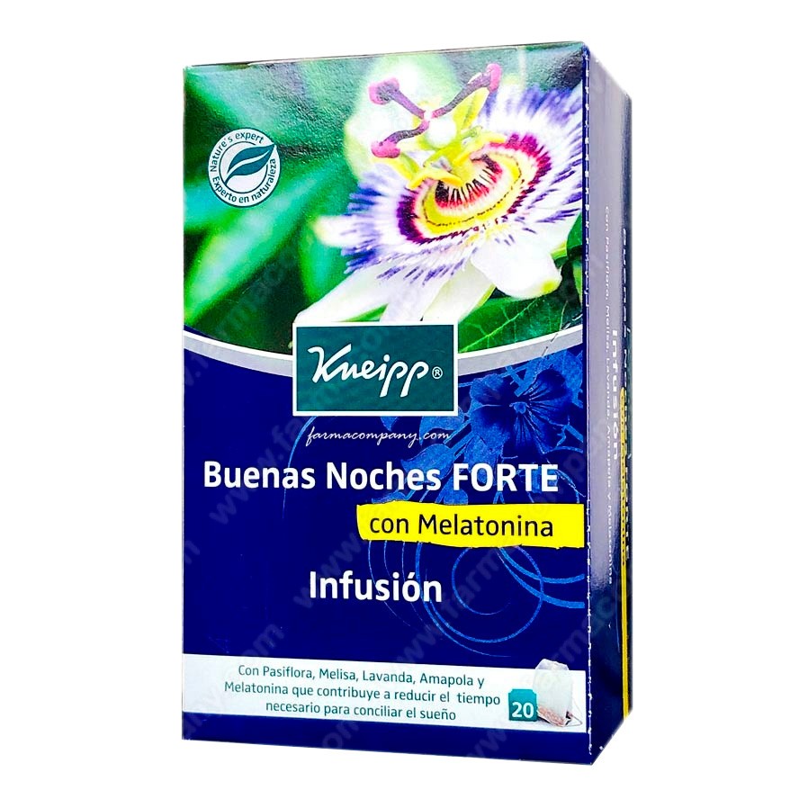 Imagen de Kneipp Buenas Noches Forte con melatonina infusión 20 bolsitas