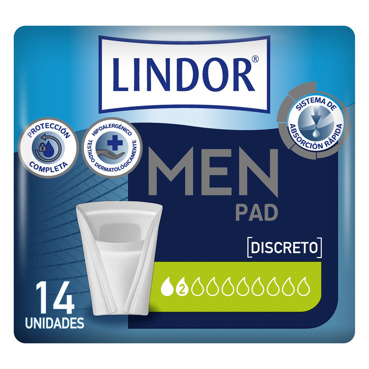 Imagen de Lindor Lady Pad compresas maxi night 6 gotas 14u