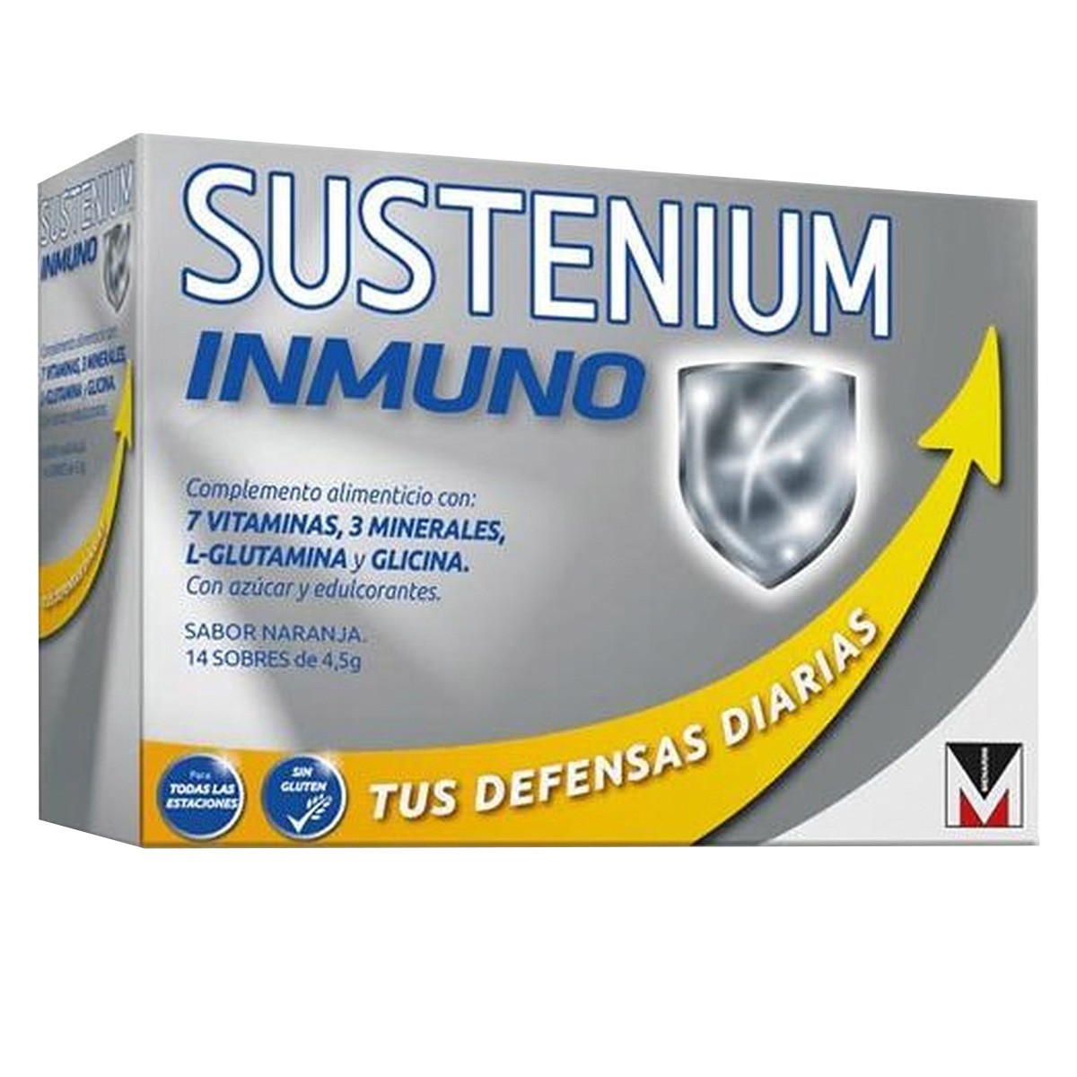 Imagen de Menarini Sustenium Inmuno suplemento rico en vitaminas y minerales en sobres