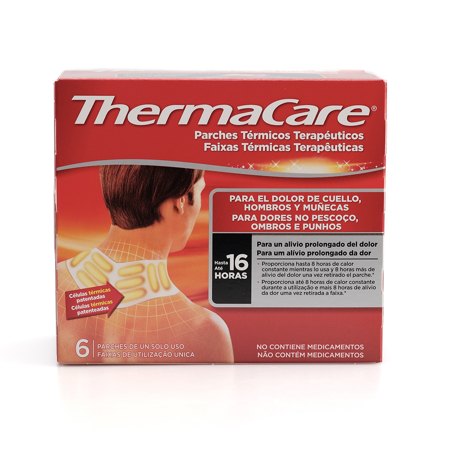 Imagen de Thermacare cuello hombro 6 parches térmicos