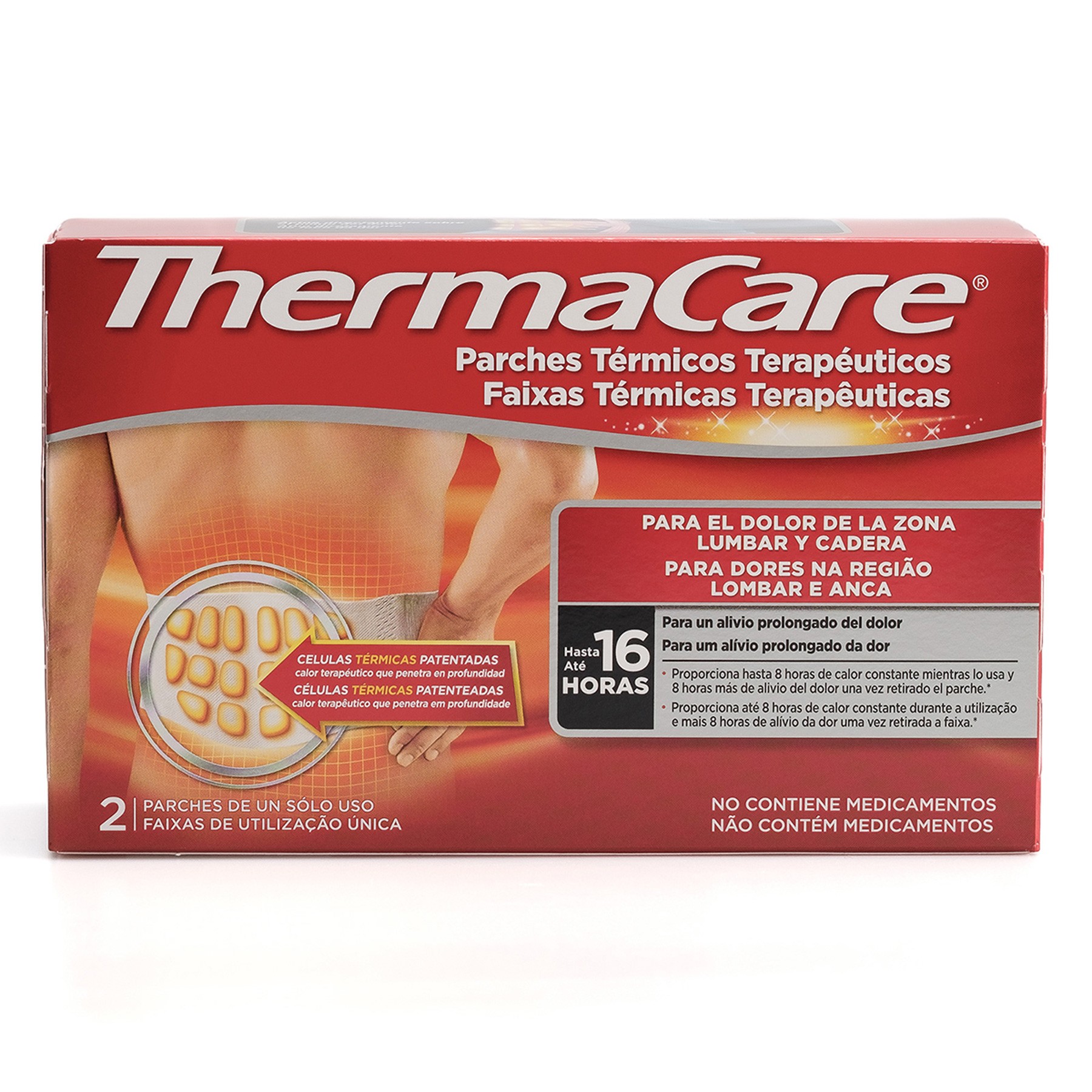 Imagen de Thermacare lumbar/cadera 2 parches térmicos