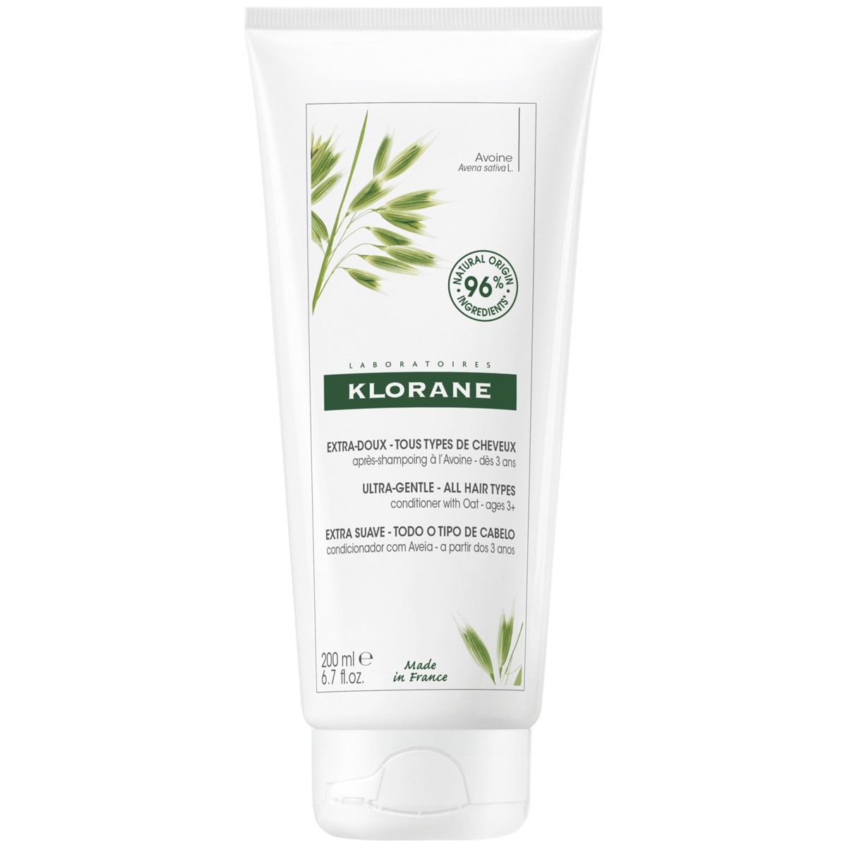 Imagen de Klorane acondicionador a la avena 200ml