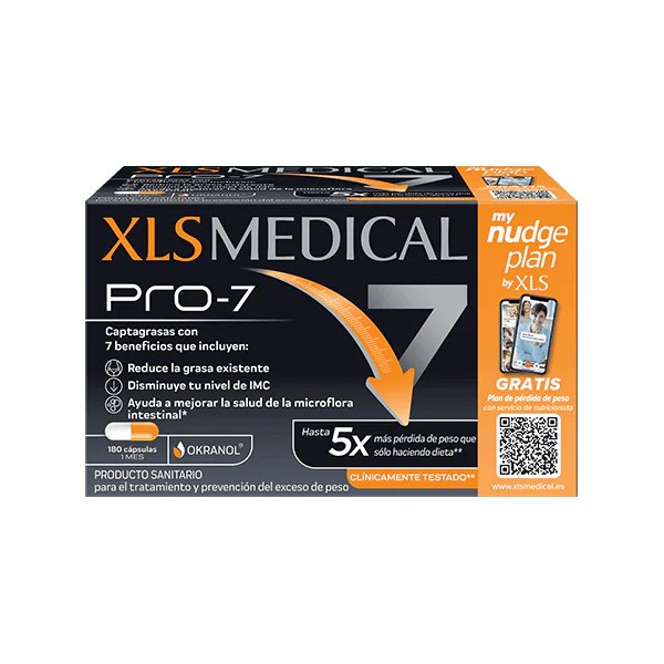 Imagen de Xls medical pro 7 180 cápsulas