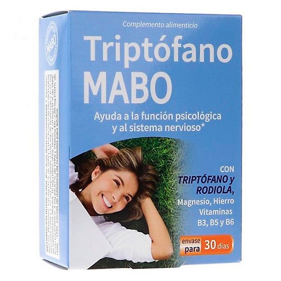 Imagen de Mabo Triptófano Mabo para el bienestar mental 60 cápsulas