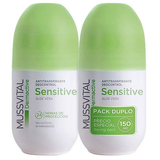 Imagen de Mussvital Botanics pack desodorante sensible 75ml x 2u