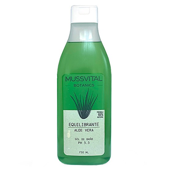 Imagen de Mussvital Botanics gel de baño aloe vera 750ml