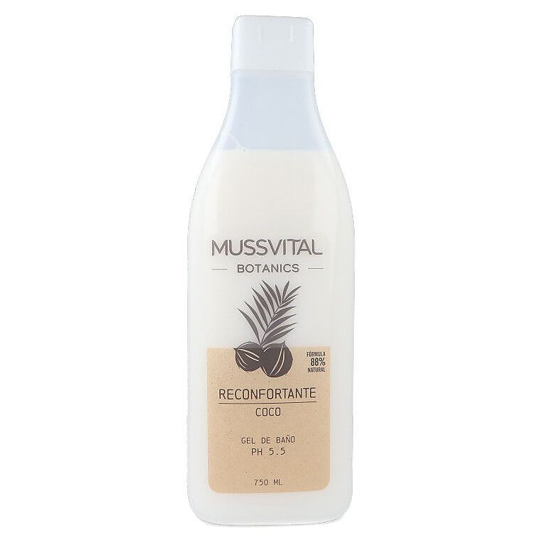 Imagen de Mussvital Botanics gel de baño aceite de coco 750ml