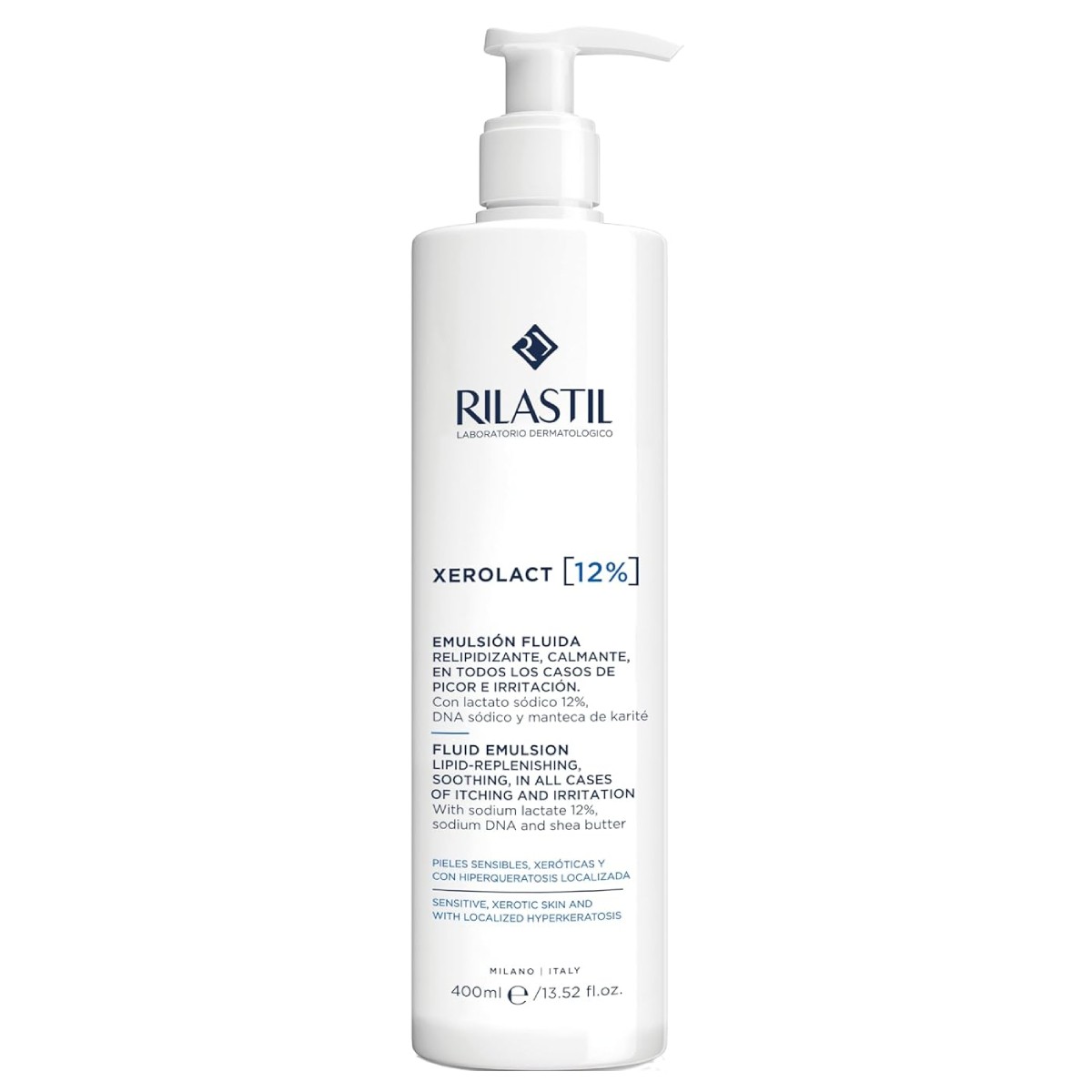 Imagen de RILASTIL XEROLACT 12 leche corporal 400ml