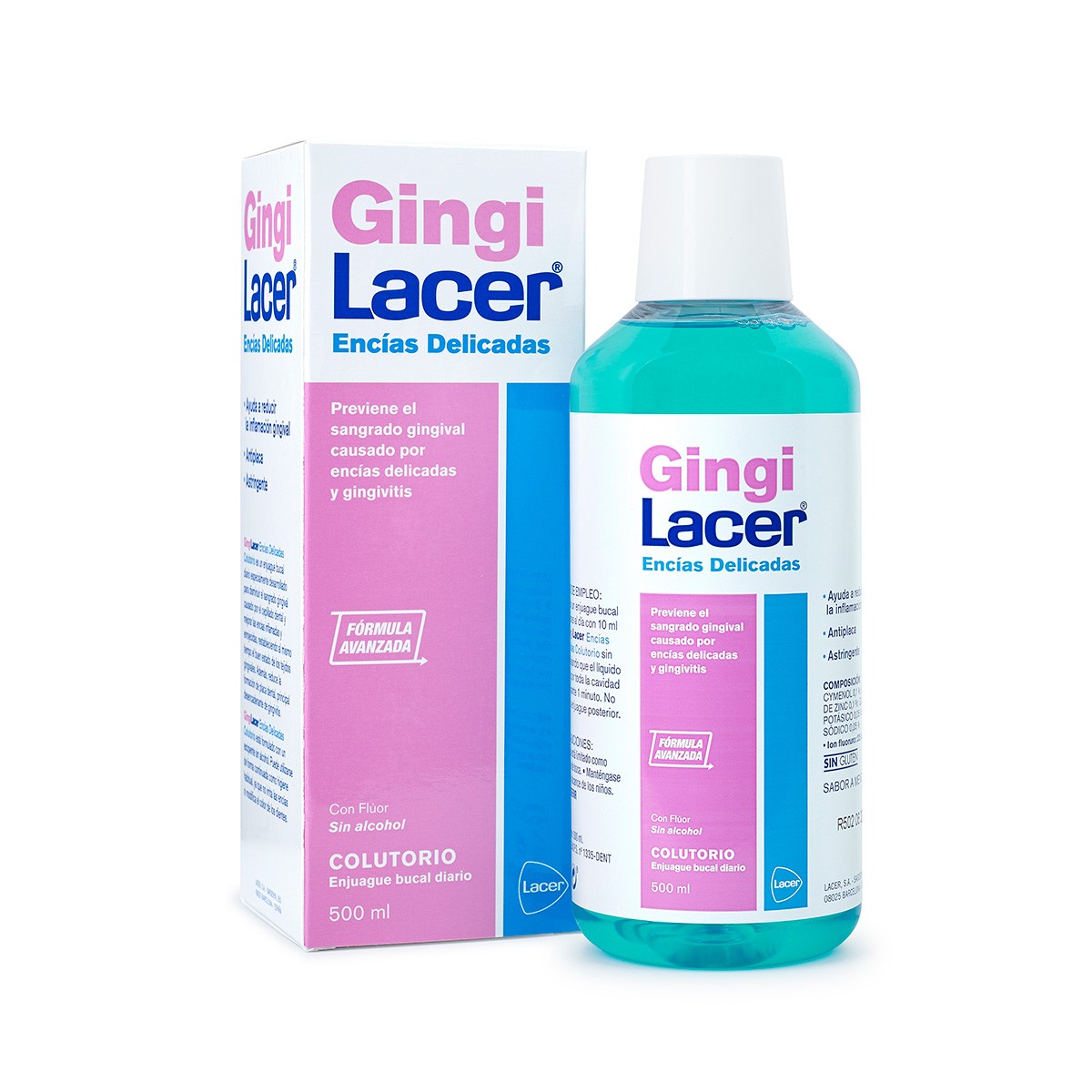 Imagen de Gingilacer enjuague encías 500ml