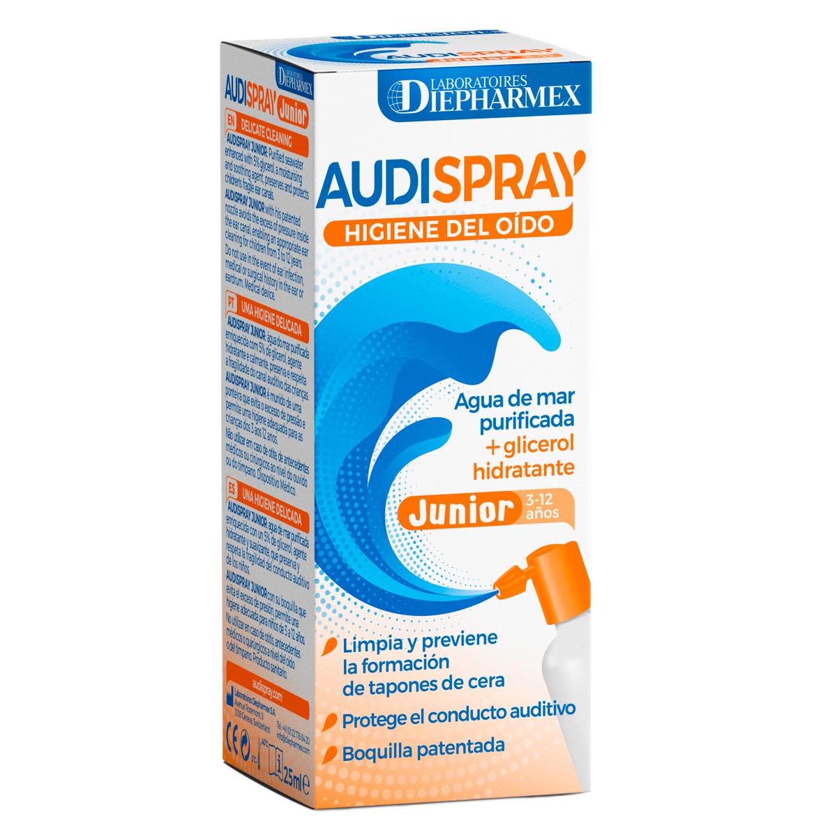 Imagen de Audispray junior limpieza oidos 25ml