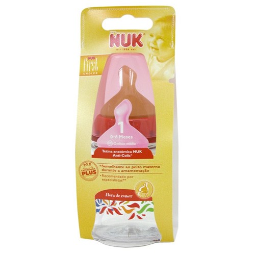 Imagen de  Nuk First Choice+ biberón de látex y boca ancha 150ml